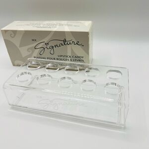 Mary Kay MK Signature Lipstick Caddy Clear Acrylic Organizer NIB